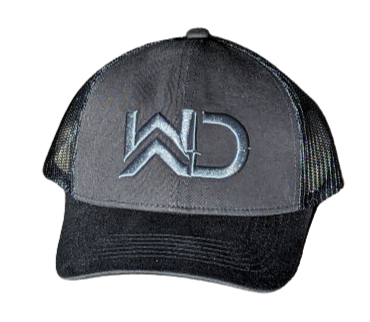 WD Trucker hat - BLACK